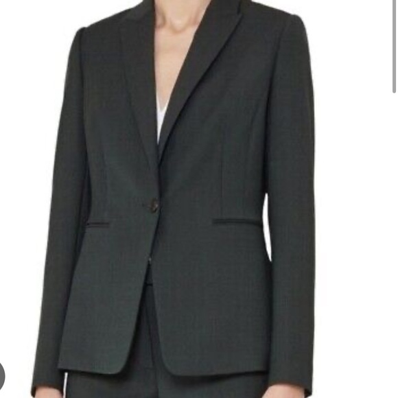 Reiss Pinetta Black Classic Blazer Size 2 - Picture 2 of 10